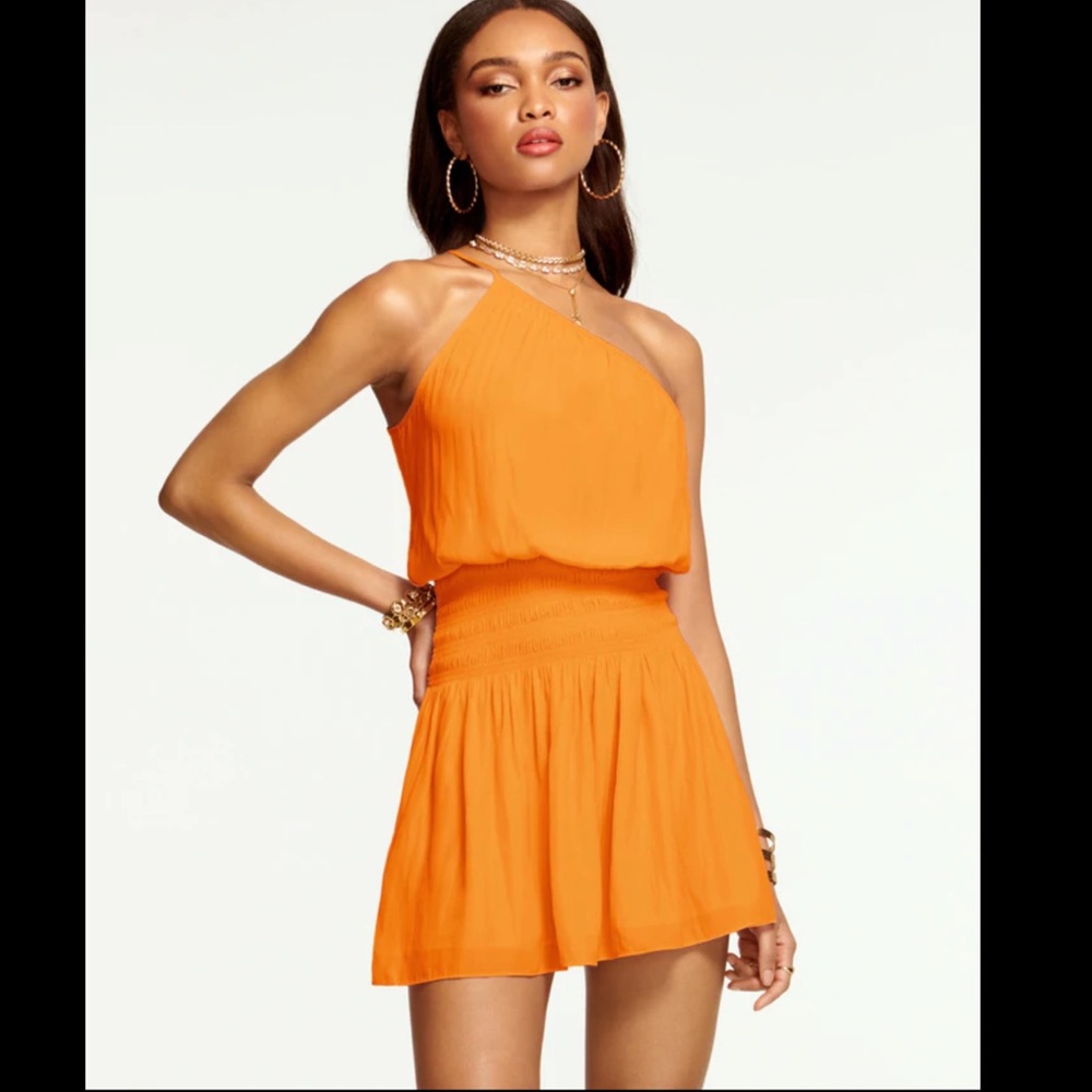 Ramy Brook Leah One Shoulder Dress NWT